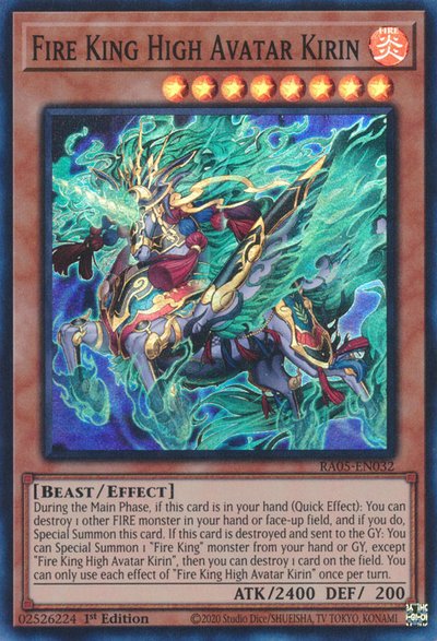 Fire King High Avatar Kirin