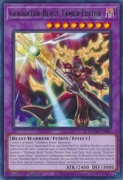 Gladiator Beast Tamer Editor