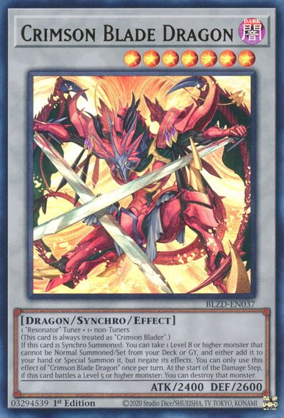 Crimson Blade Dragon