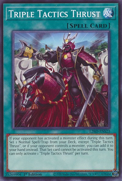 Triple Tactics Thrust