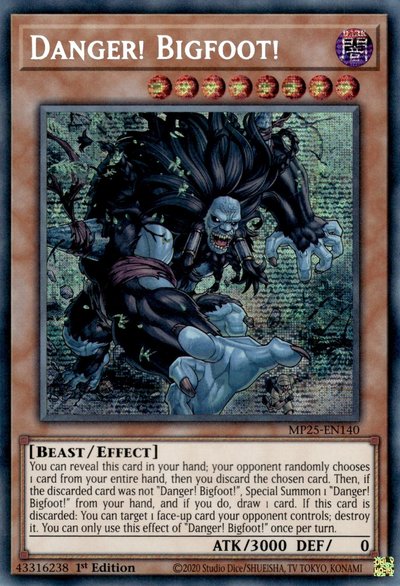 Danger! Bigfoot!