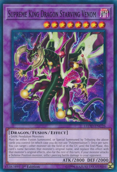 Supreme King Dragon Starving Venom