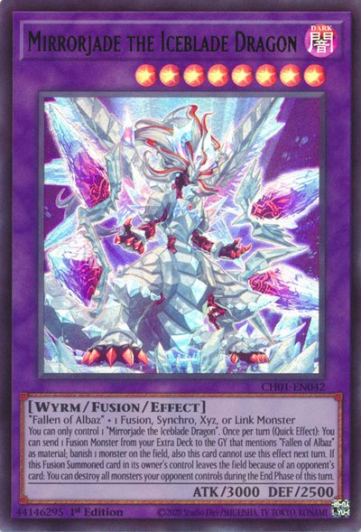 Mirrorjade the Iceblade Dragon