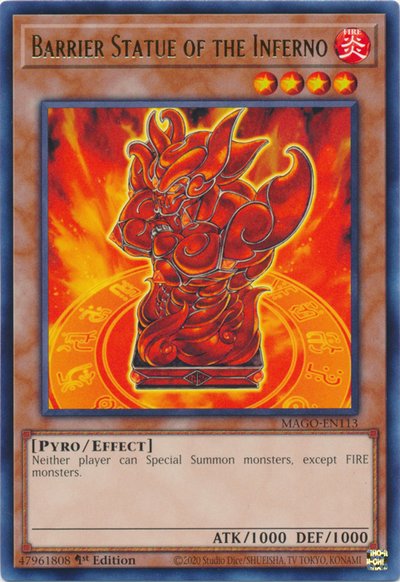 Barrier Statue of the Inferno
